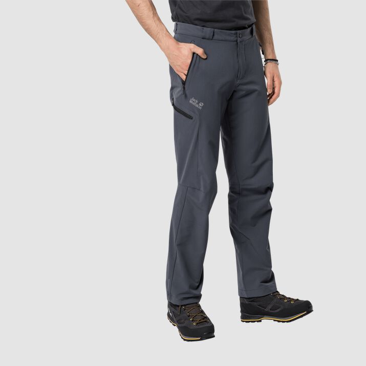 Pantalón Senderismo Jack Wolfskin Activate Thermic Hombre Negros Claro Mexico-8497615